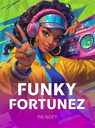 ภาพตัวอย่างเกม Funky Fortunez ค่าย PGS ในหมวดวอเลท